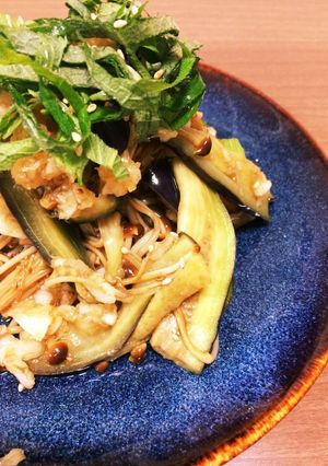 なすとえのきのさっぱりポン酢あえ-レシピのメイン写真
