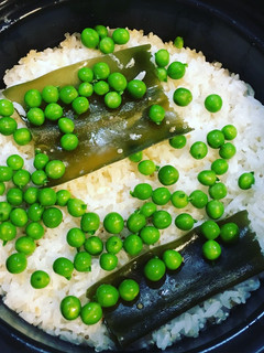 シワなし!グリンピースご飯☆-レシピのメイン写真