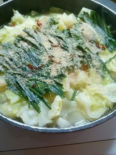 あっさり塩味でスープが旨い!もつ鍋☆-レシピのメイン写真