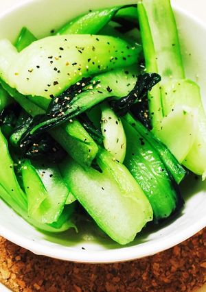 【簡単】ちんげん菜炒め(1〜2人用)-レシピのメイン写真