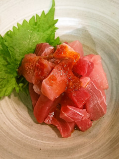 マグロゴマ油豆板醤和え-レシピのメイン写真