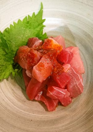 マグロゴマ油豆板醤和え-レシピのメイン写真