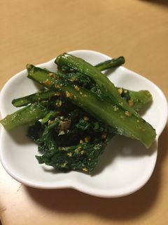春菊の節分豆和え(*^^*)-レシピのメイン写真
