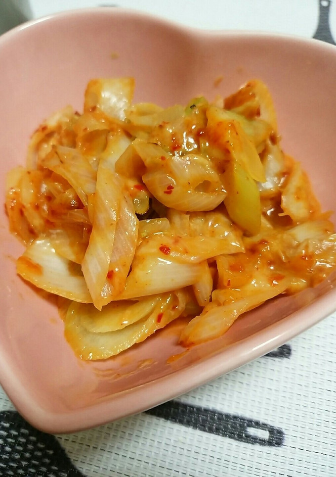 長ネギの焼きキムチーズDEおつまみ♥-レシピのメイン写真