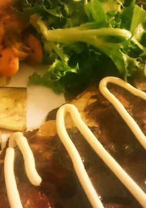 白菜と卵でお好み焼き風オムレツ-レシピのメイン写真