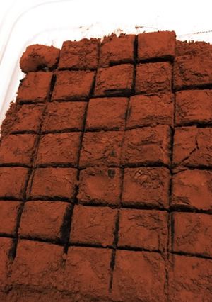 チョコ不使用！材料２つで甘酒生チョコ♡-レシピのメイン写真
