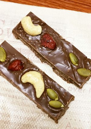 パン粉 de チョコクランチバー-レシピのメイン写真