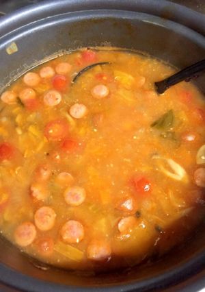 簡単ほっこり♪ミネストローネ風味噌汁♪-レシピのメイン写真