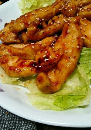 鶏むね肉◎揚げずに甘辛ダレde♡-レシピのメイン写真