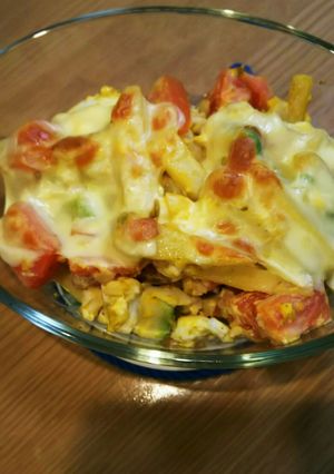 彩り野菜と卵のホットサラダ-レシピのメイン写真