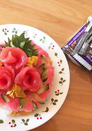 お寿司のケーキ♡-レシピのメイン写真