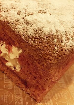 ❄︎簡単❤️イチゴ生シフォンケーキ❄︎-レシピのメイン写真