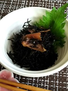 ひじきの梅煮-レシピのメイン写真