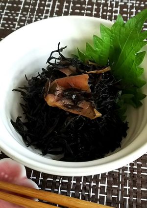 ひじきの梅煮-レシピのメイン写真