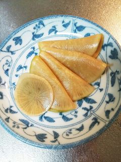 簡単!大根の醤油漬け-レシピのメイン写真