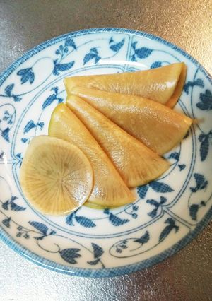 簡単!大根の醤油漬け-レシピのメイン写真