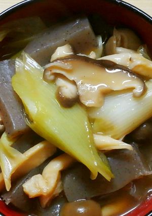 作り置き✾きのこと長ネギと蒟蒻の和風煮✾-レシピのメイン写真