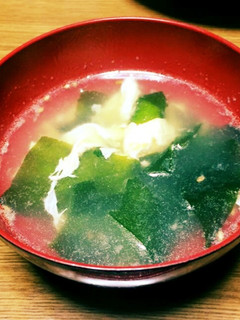 簡単★卵とワカメの中華スープ-レシピのメイン写真
