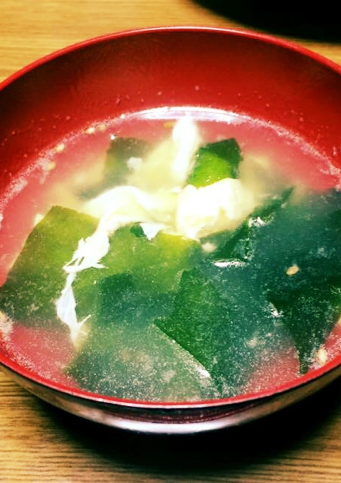 簡単★卵とワカメの中華スープ-レシピのメイン写真