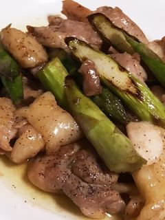 鳥もも肉とアスパラのバター炒め-レシピのメイン写真