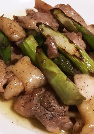 鳥もも肉とアスパラのバター炒め-レシピのメイン写真