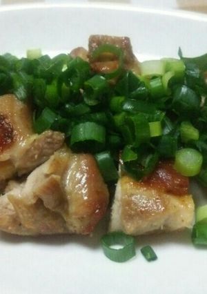 たっぷりねぎ☆鶏もも肉のグリル焼き♪-レシピのメイン写真