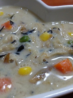 お鍋リメイク☆乾物だらけの味噌豆乳スープ-レシピのメイン写真