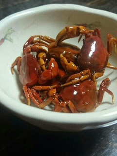さわがにの☆甘露煮 カニのおつまみです。-レシピのメイン写真