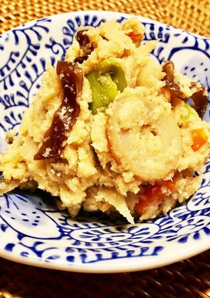 炊き出し☆タンパク質強化！☆おからの煮物-レシピのメイン写真