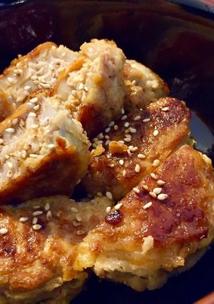 つくねレンコンの照り焼き-レシピのメイン写真