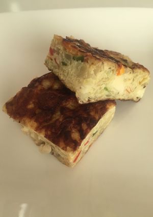 【作り置き】野菜沢山スパニッシュオムレツ-レシピのメイン写真