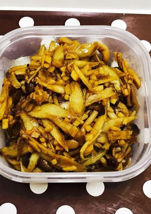 ゴボウしめじ生姜の佃煮-レシピのメイン写真