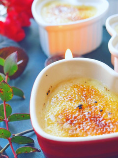 焼き芋のバニラモンブランクレームブリュレ-レシピのメイン写真