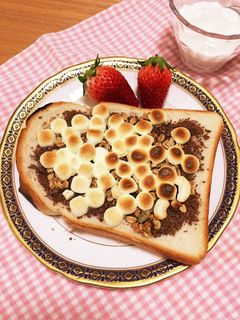 チョコマシュマロトースト-レシピのメイン写真