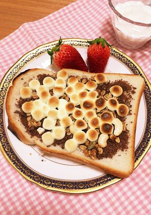 チョコマシュマロトースト-レシピのメイン写真
