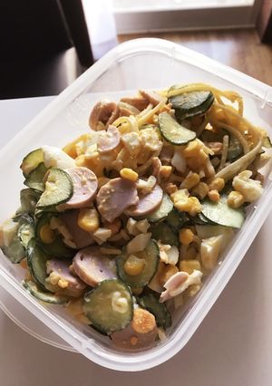 スパゲティサラダ☆魚肉ソーセージ入り-レシピのメイン写真