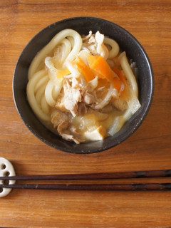 豚汁うどん煮込み♪休日の簡単リメイク-レシピのメイン写真