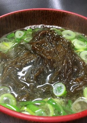 超簡単・即席・モズクのお味噌-レシピのメイン写真