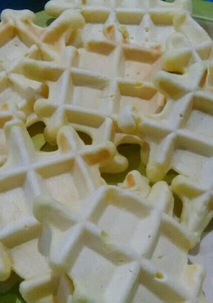 簡単♪強力粉で☆ワッフルパンケーキ-レシピのメイン写真