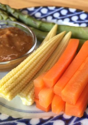 ブーブー蒸し野菜（黒豚みそ）-レシピのメイン写真