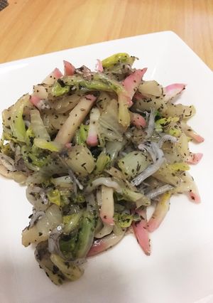 白菜とちりめんのゆかり和え-レシピのメイン写真