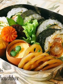 お弁当にも♪エビフライ巻き寿司♪-レシピのメイン写真