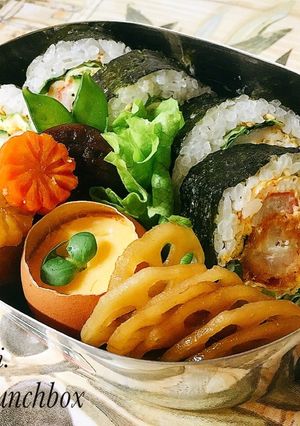 お弁当にも♪エビフライ巻き寿司♪-レシピのメイン写真