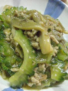 麻婆ゴーヤ-レシピのメイン写真