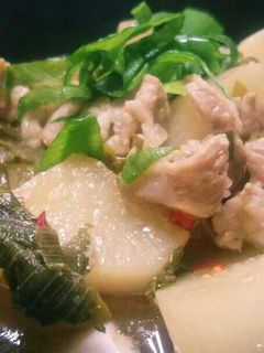 簡単‼ピリ辛豚ばら大根煮-レシピのメイン写真
