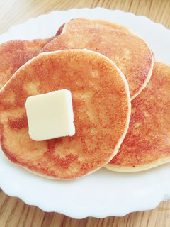 超簡単!ふわっふわパンケーキ♡-レシピのメイン写真