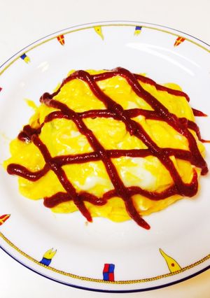 レンジで☆手間なしオムライス-レシピのメイン写真