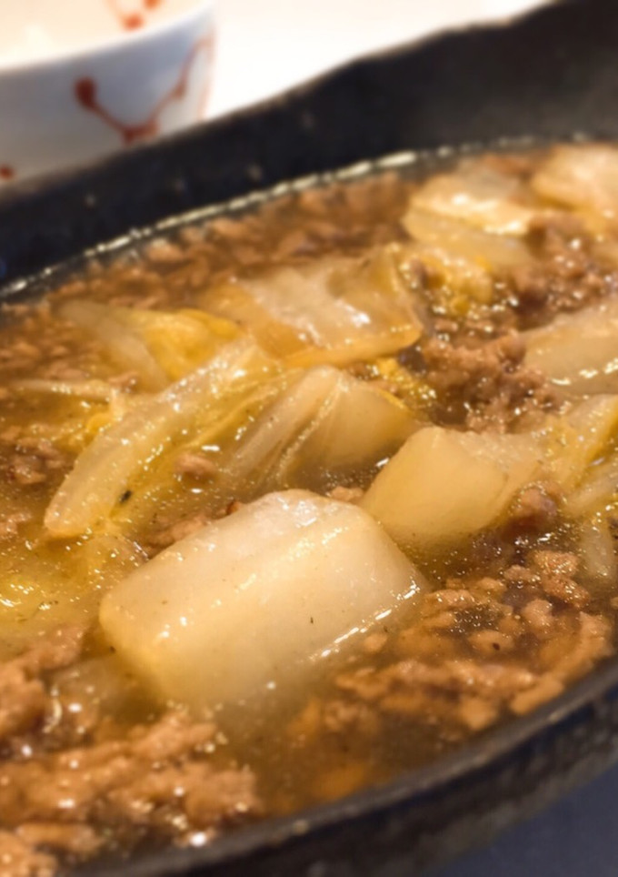 とろっとろ！白菜と挽肉の餡掛け-レシピのメイン写真