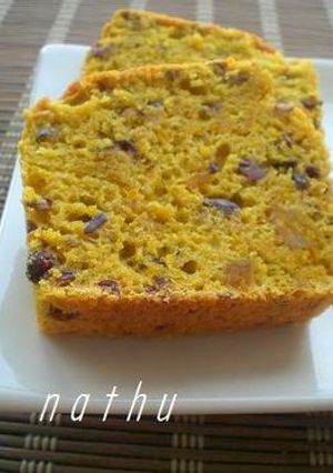 ノンオイル・南瓜と小豆のケーキ-レシピのメイン写真