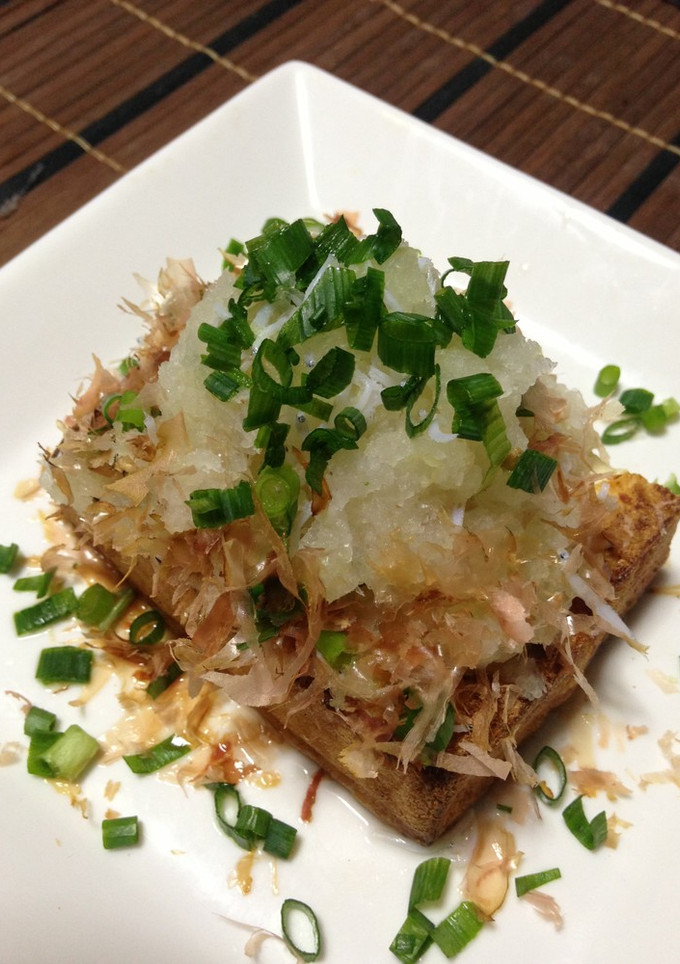 簡単♪シラス・おろしの焼き厚揚げ-レシピのメイン写真